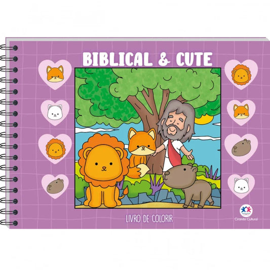 Biblical and Cute - Livro de Colorir