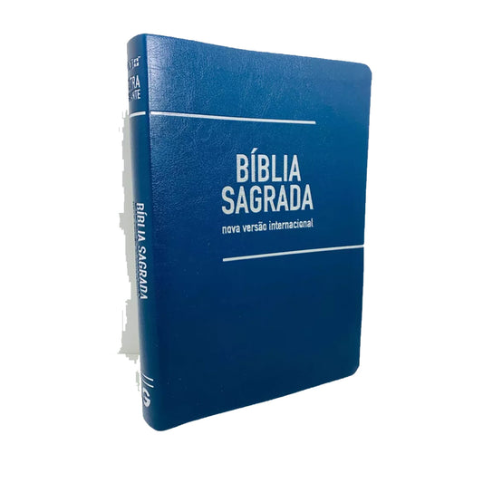Bíblia Sagrada Luxo Azul Forte - NVI