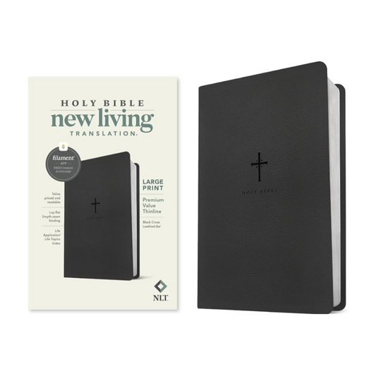 Holy Bible NLT Large Print Black