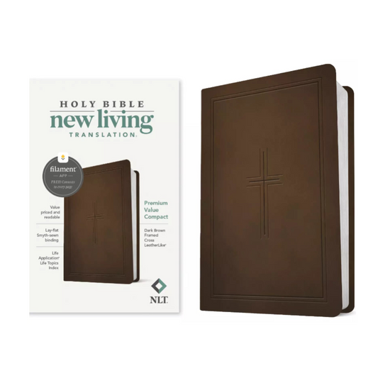 Holy Bible NLT Dark Brown - Small