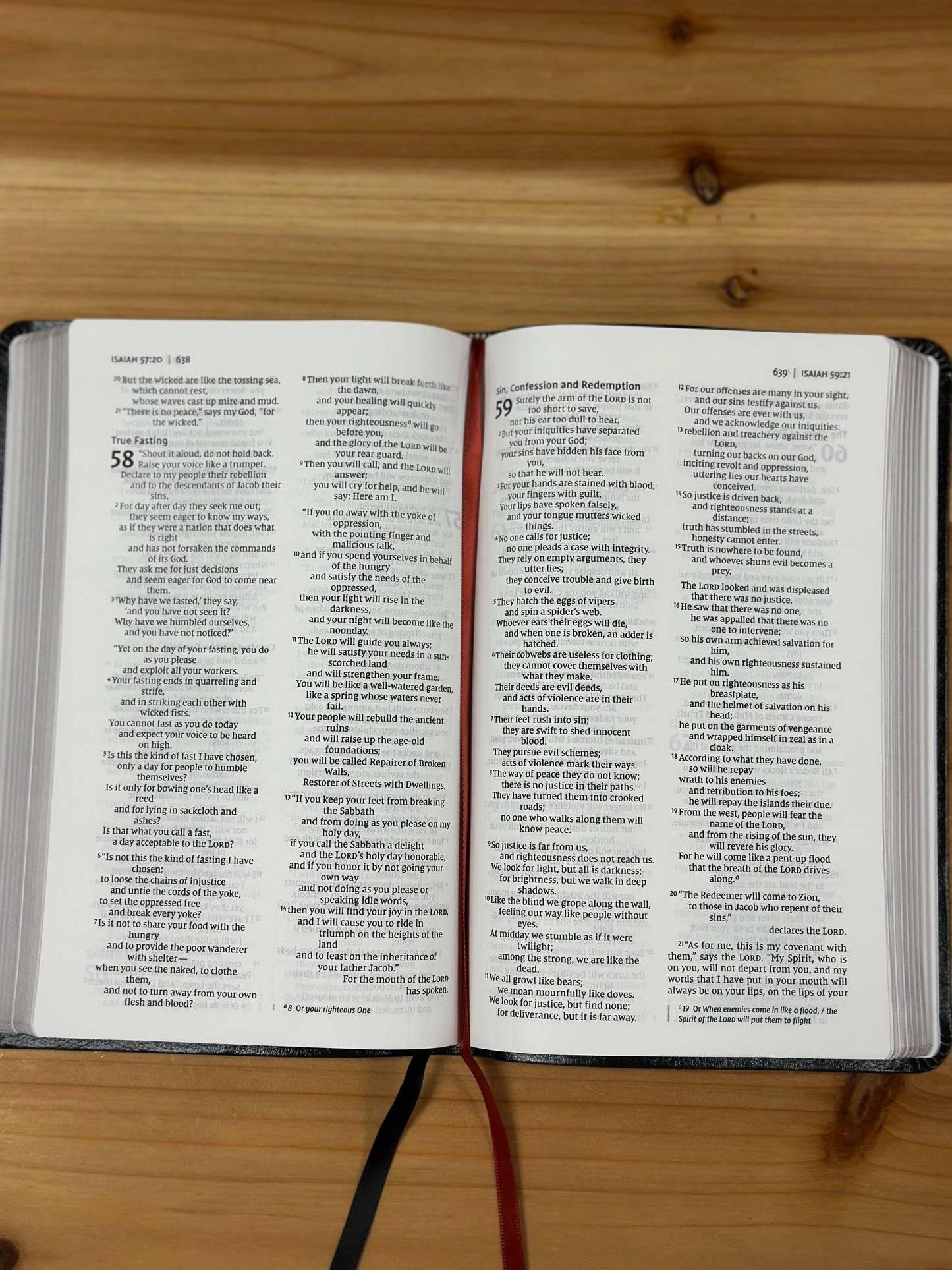 NIV Thinline Bible Black